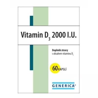 Vitamin D3 2000 I.U. cps.60 Generica