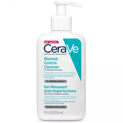 CeraVe Blemish Control Żel oczyszczający przeciw niedoskonałościom skóry trądzikowej 236 ml