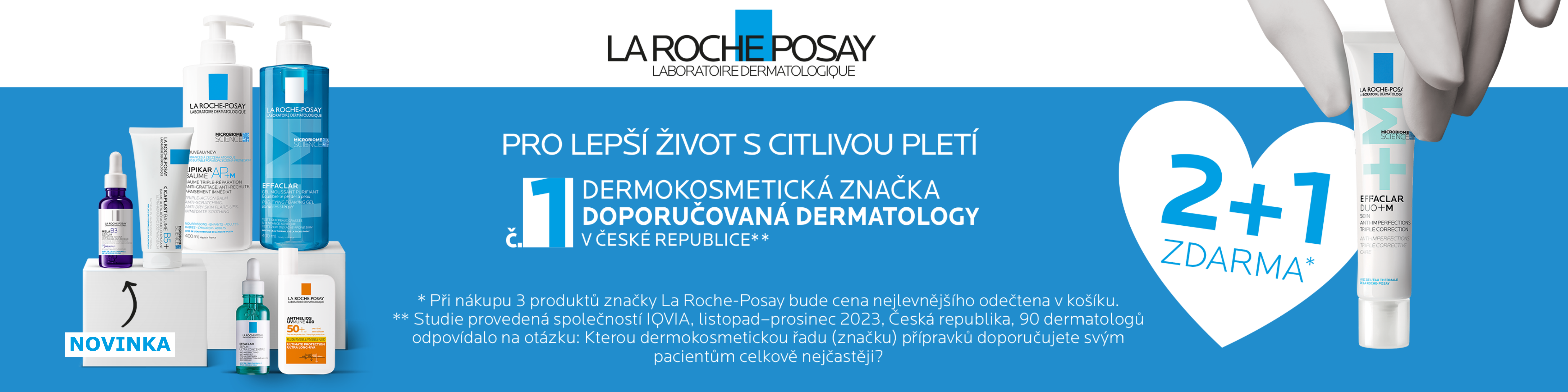 La Roche-Posay 2+1 zdarma