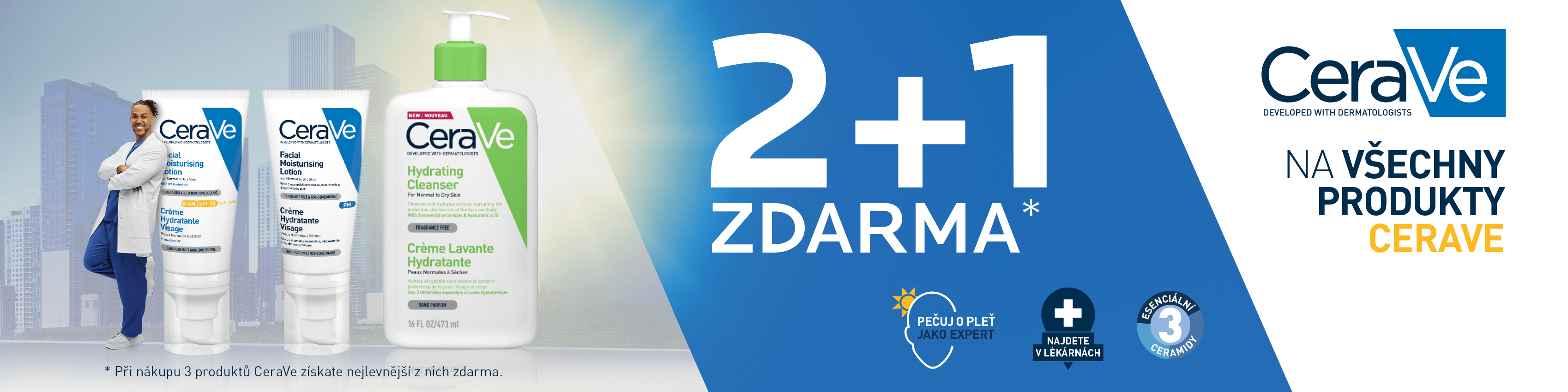 CeraVe 2+1 zdarma