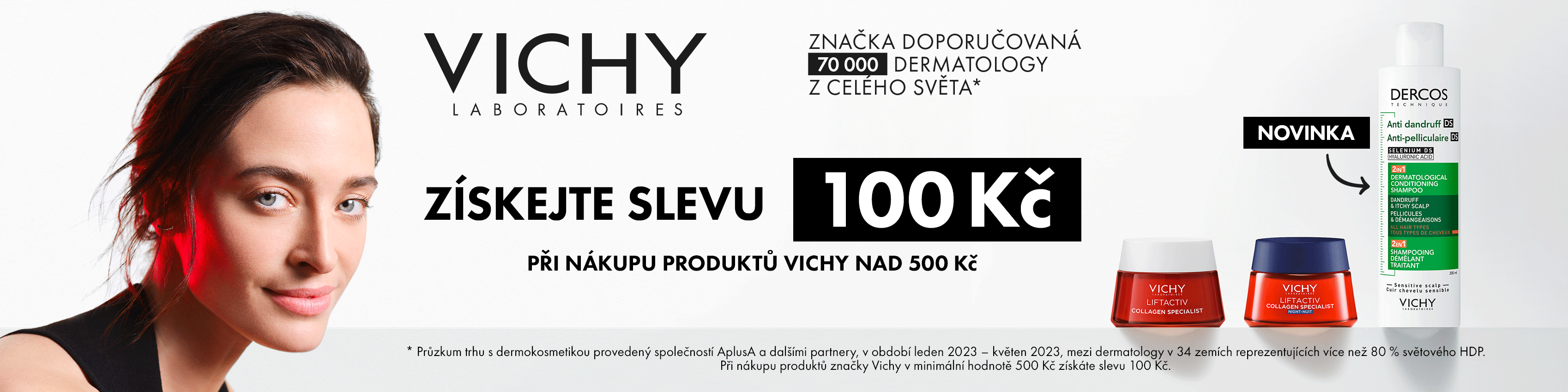 Vichy sleva 100 Kč