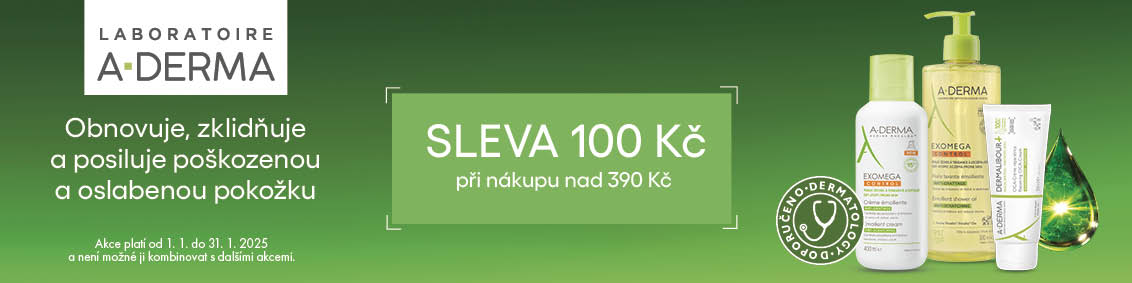 A-Derma sleva 100 Kč