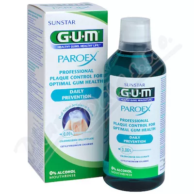 GUM płyn do płukania jamy ustnej Paroex (CHX 0,06%) 500ml G1702EME