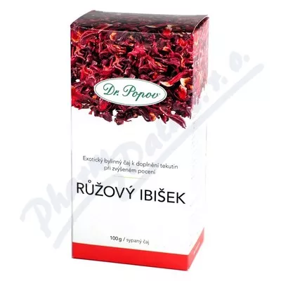 Dr.Popov Herbata różowy hibiskus 100g