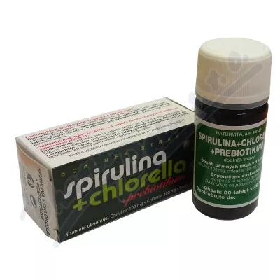 NATURVITA Spirulina+Chlorella+Prebiotic tbl.90