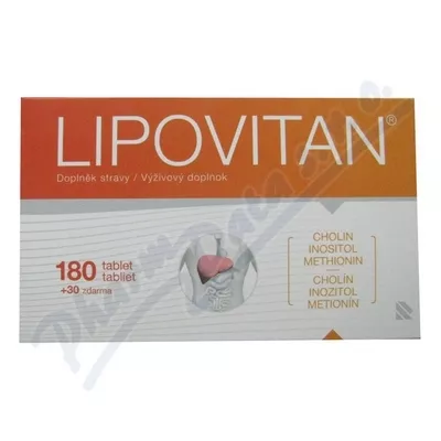 Lipovitan tbl.180+30 free