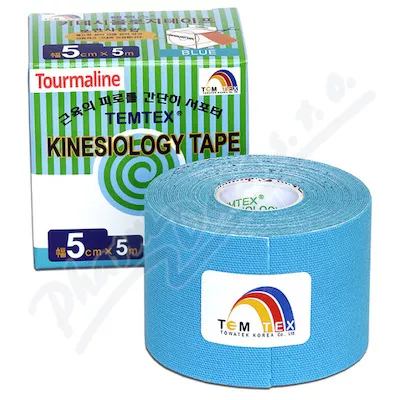 Taśma kinezjologiczna TEMTEX Tourmaline blue 5cmx5m