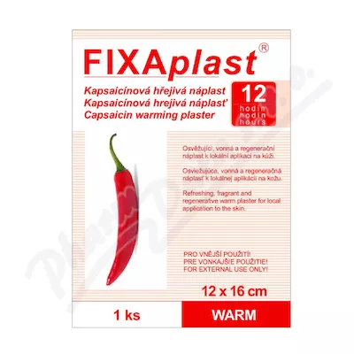 FIXAplast WARM kapsaicyna wkład rozgrzewający 12x16cm 1szt