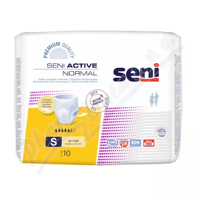 Seni Active Normal Small ink.pieluchomajtki 10szt