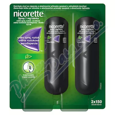 Nicorette spray 1mg/dawkę orm.spr.sol.2x13,2ml