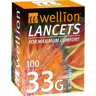 Lancety Wellion 33G 100szt