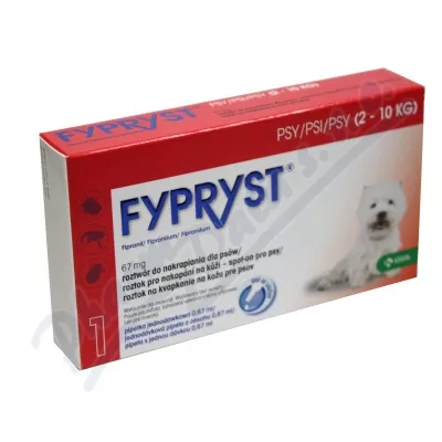 Fypryst Dogs spot-on pro psy 1x0.67ml - Veterinární přípravky a potřeby pro vaše mazlíčky.