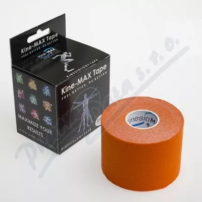 Tejp. KinesioMAX kinesio tape oranžová 5cmx5m