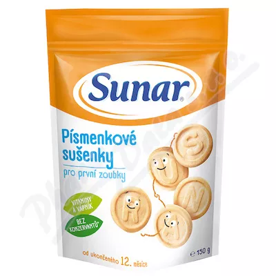 Sunar písmenkové sušenky 150g