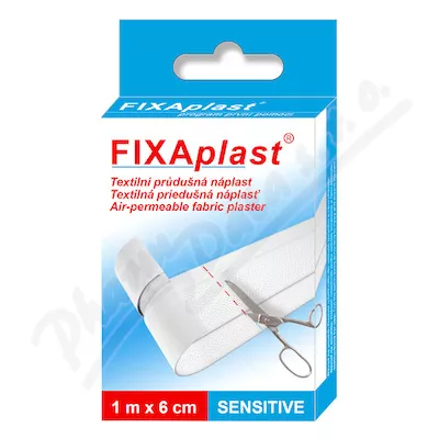 Oddychający plaster tekstylny FIXAplast SENSITIVE 1mx6cm