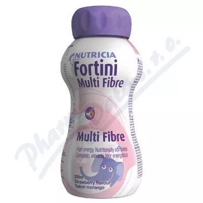 Fortini dla dzieci z błonnikiem truskawkowym sol.1x200ml