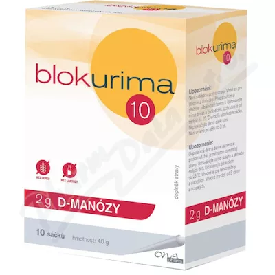 Blokurima 2g D-mannoza saszetki 10x4g