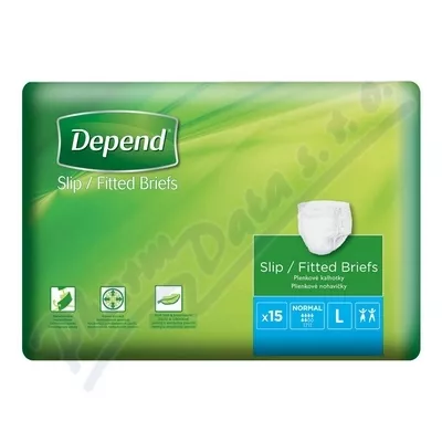 Depend Slip Normal majtki chłonne rozmiar L 15szt