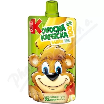 KUBIK 100% kapsułki owocowe banan-jabłko 100g