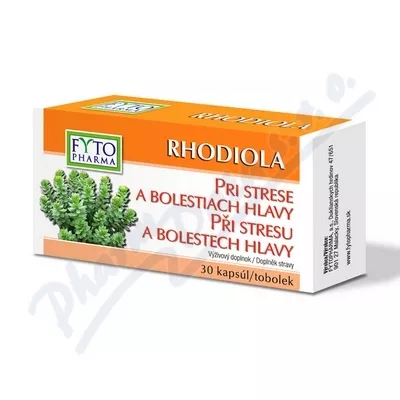 RHODIOLA kapsułki na stres 30szt Phytopharma