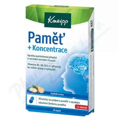 Kneipp Pamět + Koncentrace cps.30