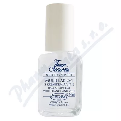 Four Seasons multi lacquer 2w1 z silikonem i wit.E 14ml