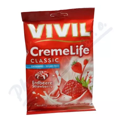 Vivil Creme life truskawkowy bez cukru 110g