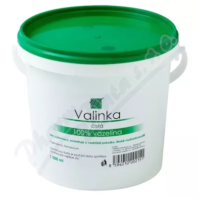 Vazelína 100% čistá Valinka 1000ml - tělová mléka,oleje,krémy,másla,