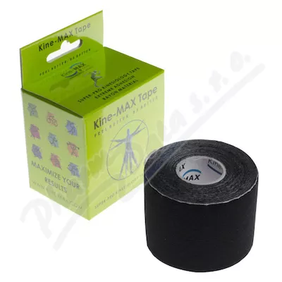 KineMAX SuperPro Rayon Tape kine.tejp černá 5cmx5m