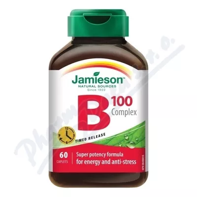 JAMIESON B-complex 100mg o stopniowym uwalnianiu tbl.60