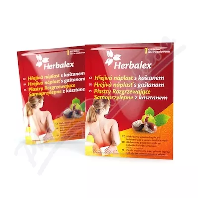 Herbalex samolepící hřej. polštářek s kaštanem 1ks