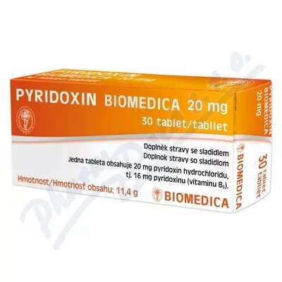 Pirydoksyna Biomedica 20mg tbl.30