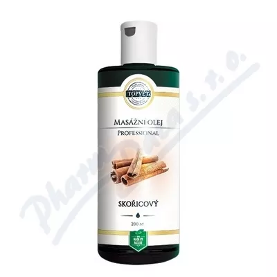 TOPVET PROFESSIONAL Olejek do masażu cynamonowy 200ml