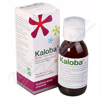 Kaloba 20mg/7,5ml syrop syrop syrop 1x100ml