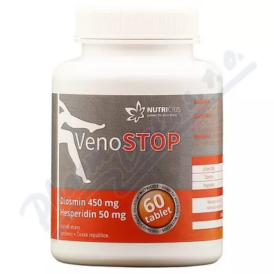 VenoSTOP Diosmina 450mg/Hesperydyna 50mg tbl.60