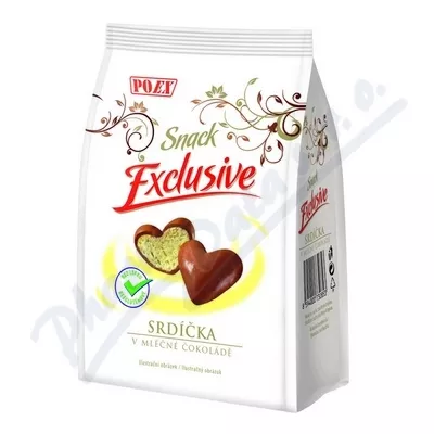 POEX Snack Exclusive Milk Chocolate Hearts 90g