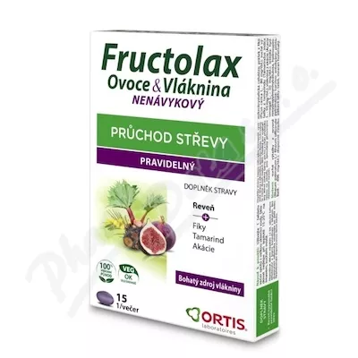 Fructolax Fruit&Fibre TABLETKI tbl.15