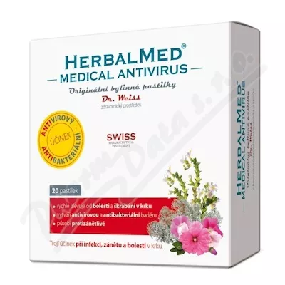 HERBALMED Medical Antivirus Dr. Weiss 20 pastylek do ssania