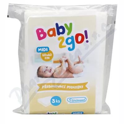 Mata do przewijania Baby2go! 60x60cm/3szt Steriwund