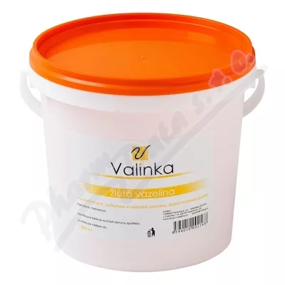 Vazelína žlutá Valinka 1000ml - tělová mléka,oleje,krémy,másla,