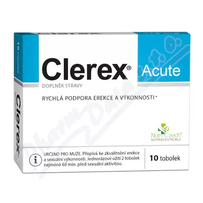 Clerex 475mg 10 kapsułek dla mężczyzn