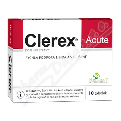 Clerex 475mg 10 kapsułek dla kobiet