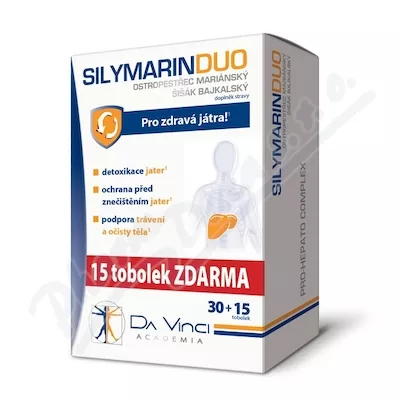 SILYMARIN DUO Da Vinci Academia tob.30+15 GRATIS