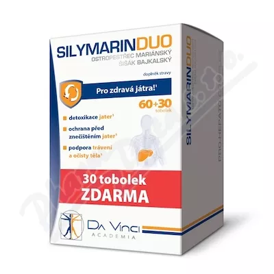 SILYMARIN DUO DaVinci tob.60+30 tob GRATIS