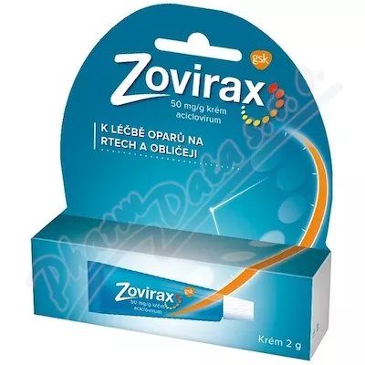 Zovirax 50mg/g crm. 1x2g PL