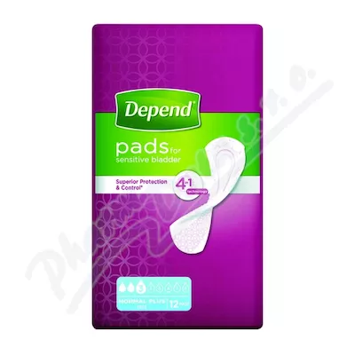 Depend Pads Normal plus wkładki dla kobiet na nietrzymanie moczu 12szt