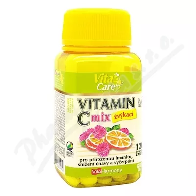 VitaHarmony Witamina C 100mg MIX do żucia tbl.120