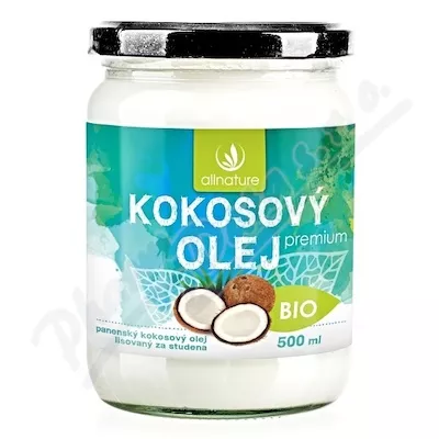 Allnature Olej kokosowy z pierwszego tłoczenia BIO 500ml