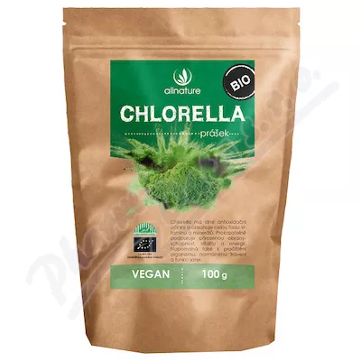 Allnature Chlorella w proszku BIO 100g