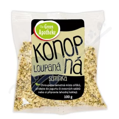 Green Apotheke Nasiona konopi łuskane 100g